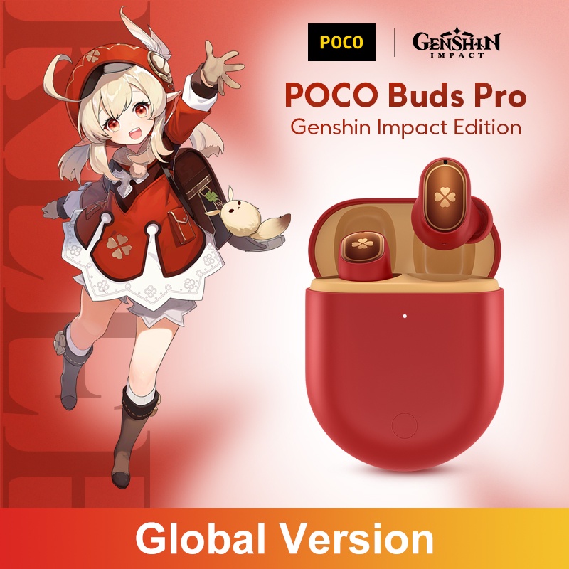 เวอร์ชันสากล Poco Buds Pro Genshin Impact ฉบับ หูฟัง Bluetooth ชาร์จแบบ ...