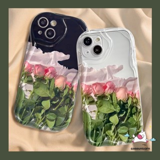 เคสโทรศัพท์มือถือแบบนิ่ม ขอบโค้ง ลายภาพวาดสีน้ํามัน รูปดอกกุหลาบ 3D แนวโรแมนติก สําหรับ Redmi 9A 10C 9 12C 10 9T A1 9C NFC 10A A2 Poco M3 Note 11s 12 10s 11 10 Pro Max Plus MI 12 11 Lite เคส