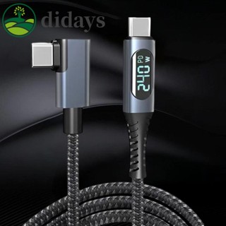 สายเคเบิลข้อมูล USB4.0 40Gbps PD240W ชาร์จเร็ว พร้อมจอแสดงผล [Didays.th]