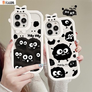 เคสโทรศัพท์มือถือ TPU ใส ลายการ์ตูนมอนสเตอร์ 3D สําหรับ Redmi 12C 10C 10A Note 11 Pro Note 11S 9C 9A 10 9T 9 Note 10 5G 10s Note9 Note9S Note8 Poco M5S X3 M3 Pro