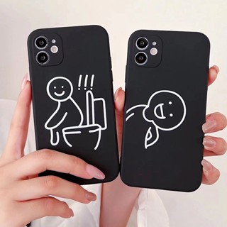 เคสโทรศัพท์มือถือแบบนิ่ม TPU ลายการ์ตูนท่าทางสร้างสรรค์ สําหรับ Xiaomi Redmi Note 11 10 Pro 11S 10S 9 8 Pro Redmi 10C 10 9T 9A 9 Mi 11 Lite Poco M3 X3 NFC X3 Pro