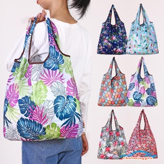 eco bag ถุงผ้าพับได้ ถุงพกพา กระเป๋าพับได้ กระเป๋าพกพา นำเข้า