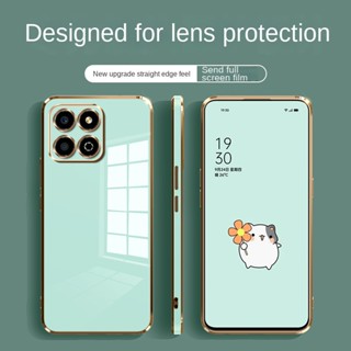 เคสโทรศัพท์มือถือ ซิลิโคนนิ่ม ขอบตรง กันกระแทก หรูหรา สําหรับ Honor X8 5G X6 X7 X9 5G X5