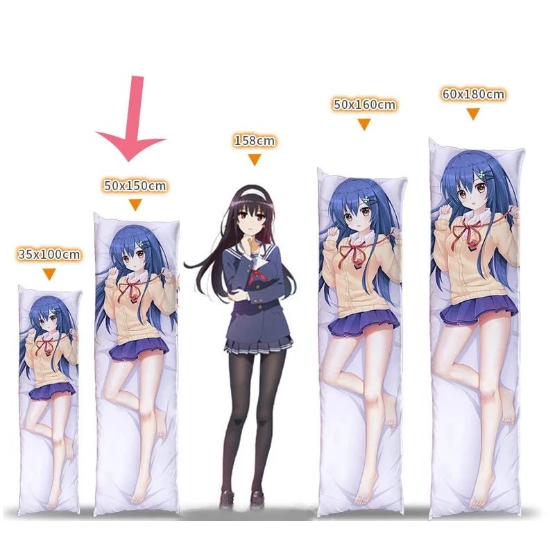 ปลอกหมอน-พิมพ์ลายอนิเมะ-vtuber-gawr-gura-dakimakura-otaku-waifu-2-ด้าน