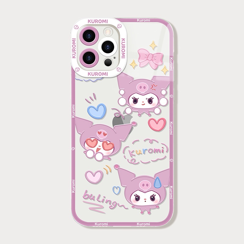 เคสโทรศัพท์มือถือแบบนิ่ม-ใส-กันกระแทก-ลายเมโลดี้-คุโรมิ-สําหรับ-case-samsung-galaxy-a24-a14-a33-a73-a34-a54-a70-a22-note-9-10-plus-20-s9-s10-s23-s20-fe-s21-s22-ultra