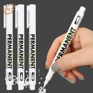 ปากกามาร์กเกอร์ สีขาว อเนกประสงค์ / ปากกาเจล พลาสติก กันน้ํามัน / ปากกามาร์กเกอร์ร่างภาพกราฟฟิตี DIY เครื่องเขียน อุปกรณ์การเรียน