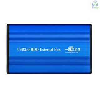 มาใหม่ กล่องฮาร์ดดิสก์ HDD อลูมิเนียมอัลลอย USB2.0 เป็น IDE 2.5 นิ้ว แบบพกพา [19] [มาใหม่]