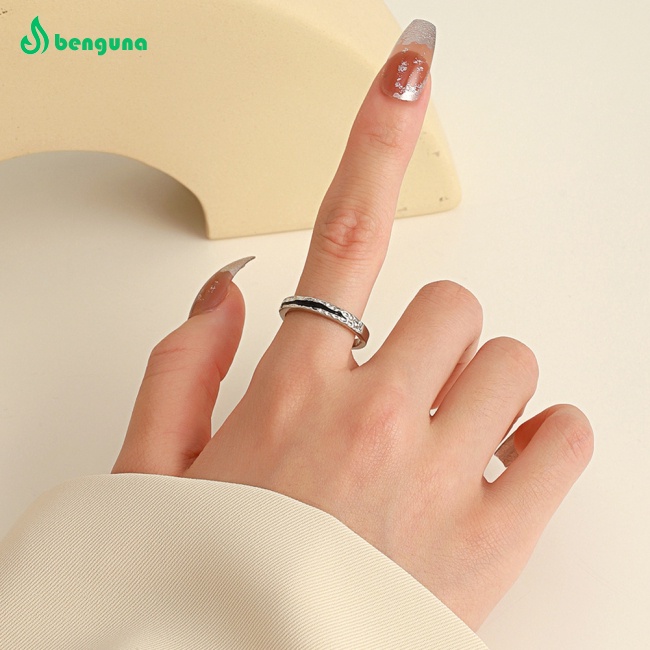 benguna-ผู้ชาย-ผู้หญิง-เปิด-สนับมือ-แหวนแฟชั่น-เรียบง่าย-ฮิปฮอป-โลหะผสม-แหวน-เครื่องประดับ-สําหรับเด็กผู้หญิง-ของขวัญ