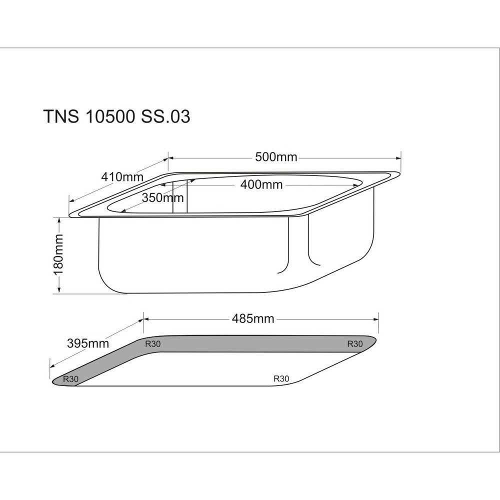 big-hot-tecnogas-อ่างล้างจาน-1หลุม-tnp-10500-ss-สีโครเมี่ยม-สินค้าขายดี