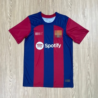 เสื้อบอล  เสื้อผู้ใหญ่ Barcelona เนื้อผ้าโพลีเอสเตอร์ เกรดแฟนบอล AAA