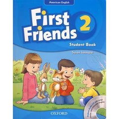 bundanjai-หนังสือเรียนภาษาอังกฤษ-oxford-first-friends-2-american-english-students-book-cd-p