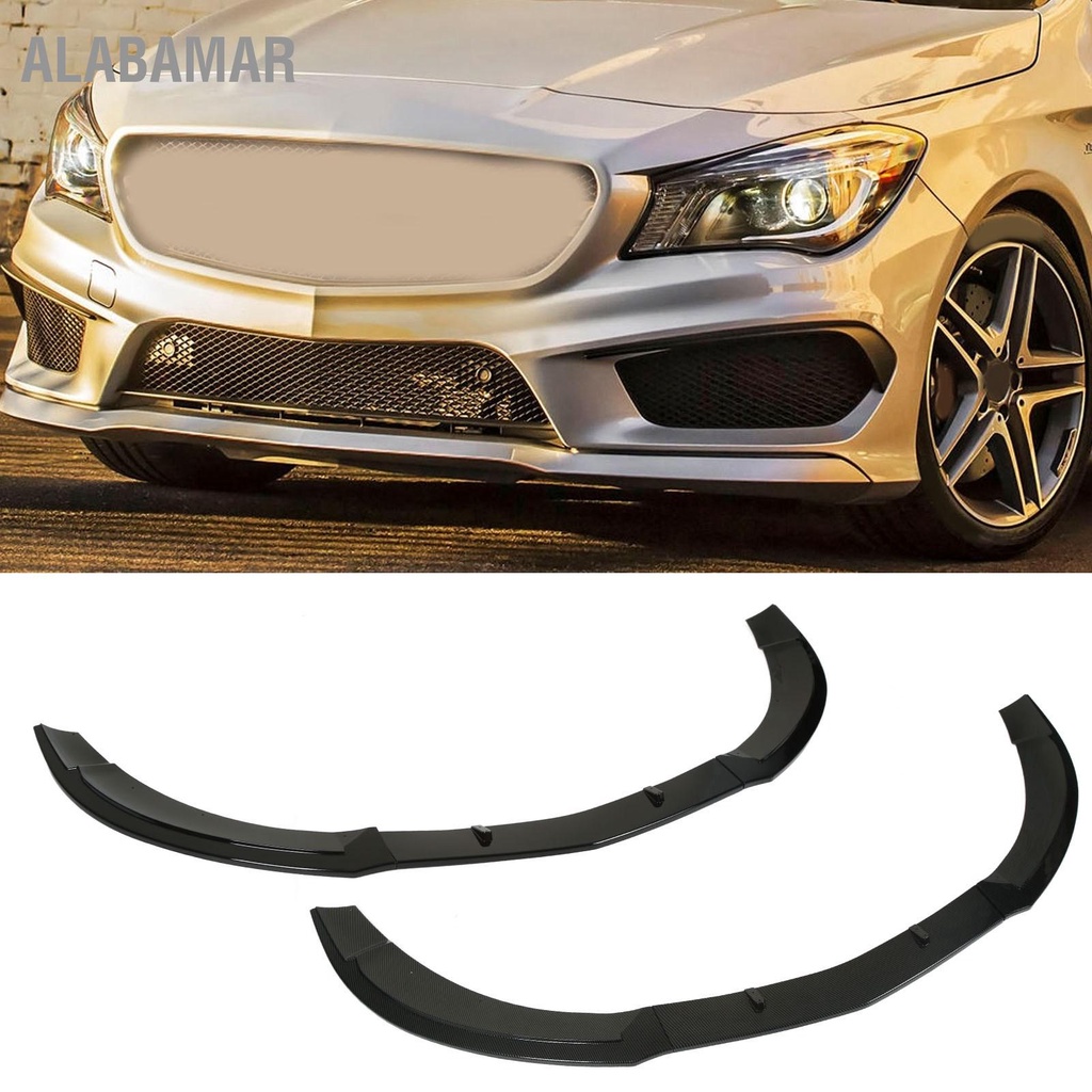 alabamar-3-pcs-กันชนหน้ารถสปอยเลอร์ด้านหน้าสำหรับ-mercedes-benz-cla-class-c117-amg-line-cla45-2013-2015