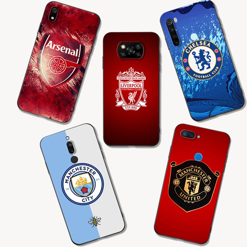 เคสโทรศัพท์มือถือ-ซิลิโคนนิ่ม-tpu-ลายสโมสรฟุตบอลอังกฤษ-สีดํา-สําหรับ-xiaomi-redmi-note-9s-9-9t-pro-poco-m2-big6