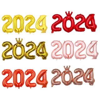 ลูกโป่งปีใหม่ Happy New Year 2024 ขนาด 16 นิ้ว happy new year ตัวเขียน 2023 ขนาด 32 นิ้ว*ที่สูบ กาว มีขายแยกค่ะ* ตกแต...