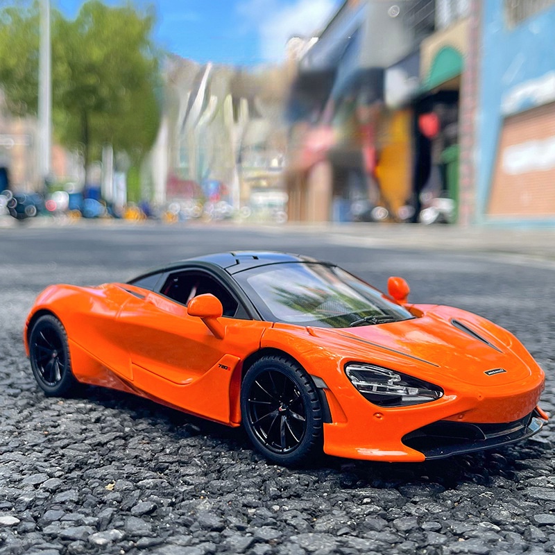 โมเดลรถยนต์-mclaren-720s-สเกล-1-24-ของเล่นสําหรับเด็กผู้ชาย-ของขวัญวันเกิด