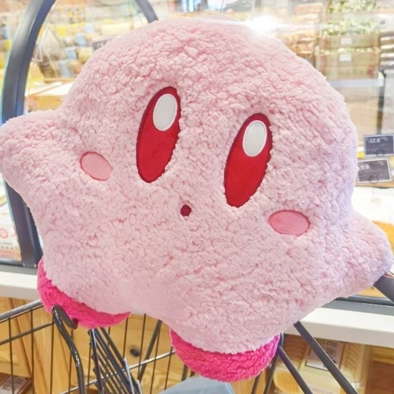 หมอนตุ๊กตานุ่ม-รูปการ์ตูนอนิเมะ-kirby-the-star-น่ารัก-สีชมพู-สําหรับตกแต่งบ้าน-วันหยุด