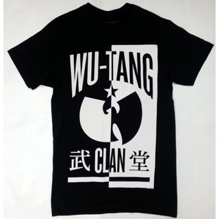 แฟชั่นใหม่ล่าสุด เสื้อยืดสีดำอินเทรนด์Wu-Tang Clan Yin Yang W Bird Logo เสื้อยืดลําลองแขนสั้นคอกลมพิมพ์ลาย Nwt 100% เหมา