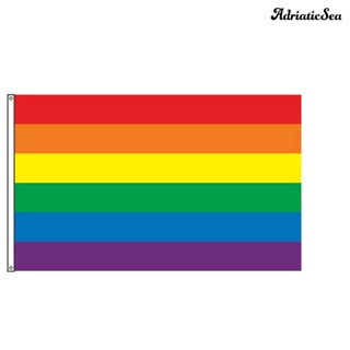 [COD]☆ธงแบนเนอร์ LGBT สีรุ้ง ขนาด 60x90 ซม. หลากสีสัน สําหรับตกแต่ง