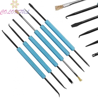 【COLORFUL】Desoldering Aid Tool 6in1 Solder Components Welding Good Performance Blue