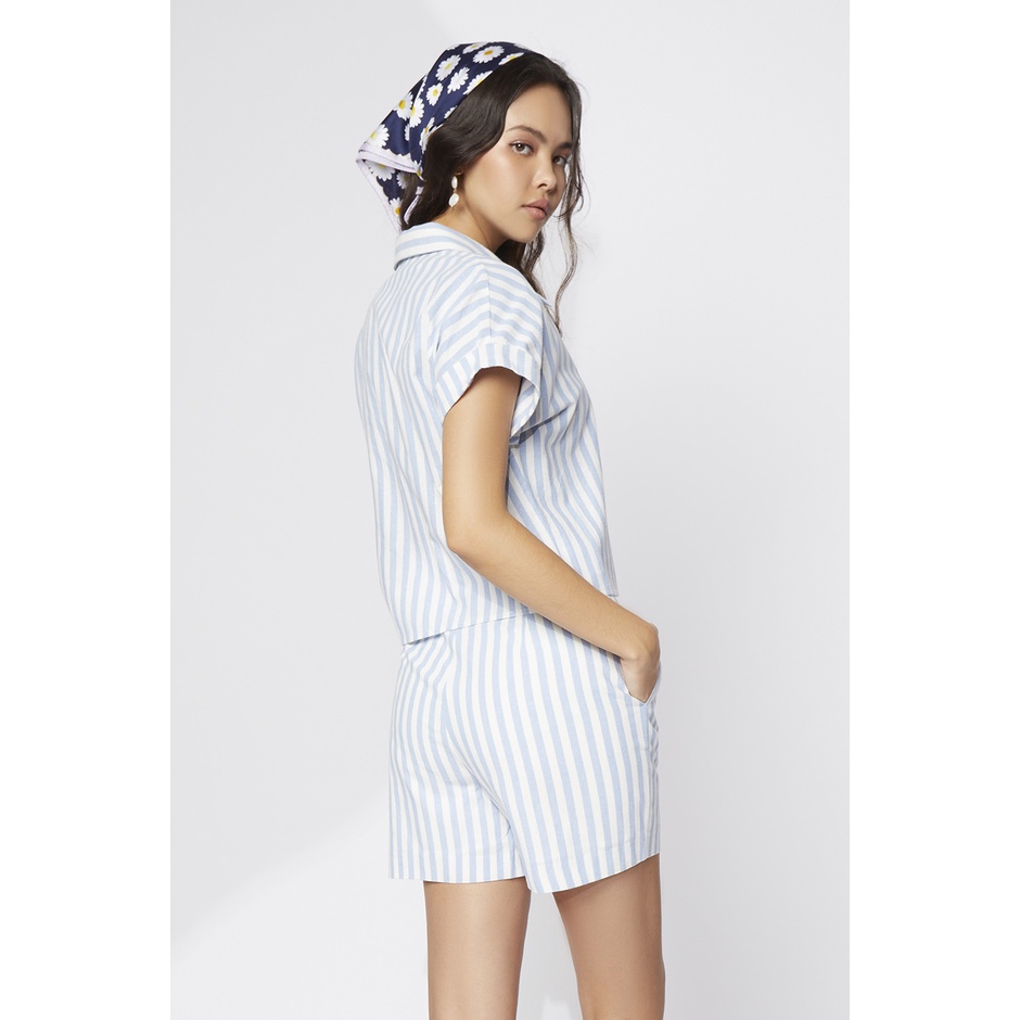 ep-เสื้อเชิ้ตแขนกุดลายทาง-ผู้หญิง-สีฟ้า-stripe-collared-print-shirt-blouse-4744