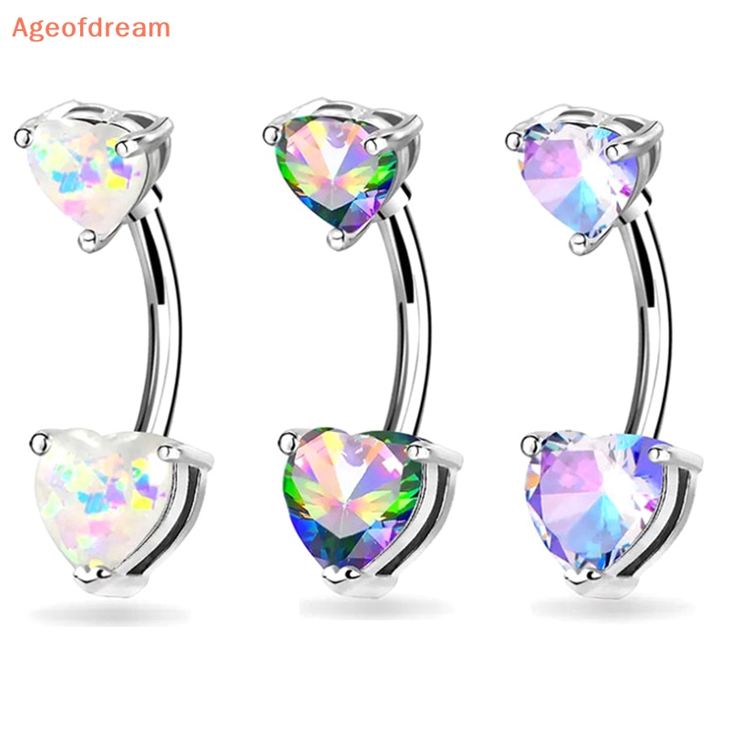 ageofdream-แหวนแฟชั่น-รูปหัวใจ-ประดับคริสตัล-เพทาย-เครื่องประดับ-สําหรับผู้หญิง