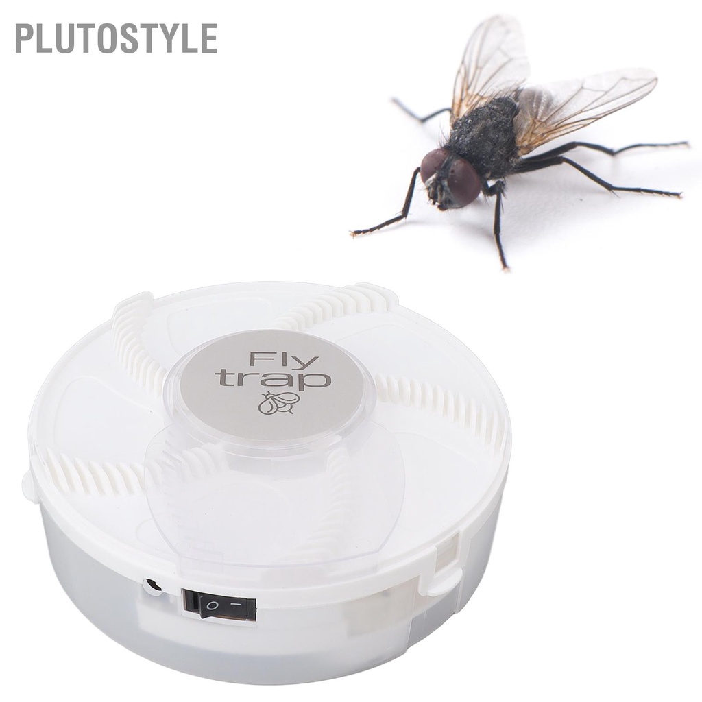 plutostyle-เครื่องดักแมลงวันไฟฟ้าอัตโนมัติชาร์จ-usb-ดักจับแมลงวันดักจับแมลงแบบถอดได้เงียบสำหรับห้องครัวร้านอาหาร