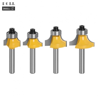 ⭐24H SHIPING ⭐Router Bit Trim With Bearing For Woodworking Tool Shank Corner Round Over