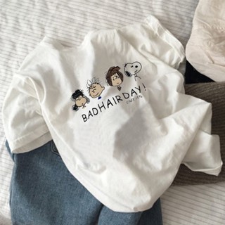 ใหม่ เสื้อยืดลําลอง แขนสั้น ทรงหลวม สไตล์ฮ่องกง แฟชั่นฤดูใบไม้ผลิ ฤดูร้อน สําหรับสตรี 2019 LG67