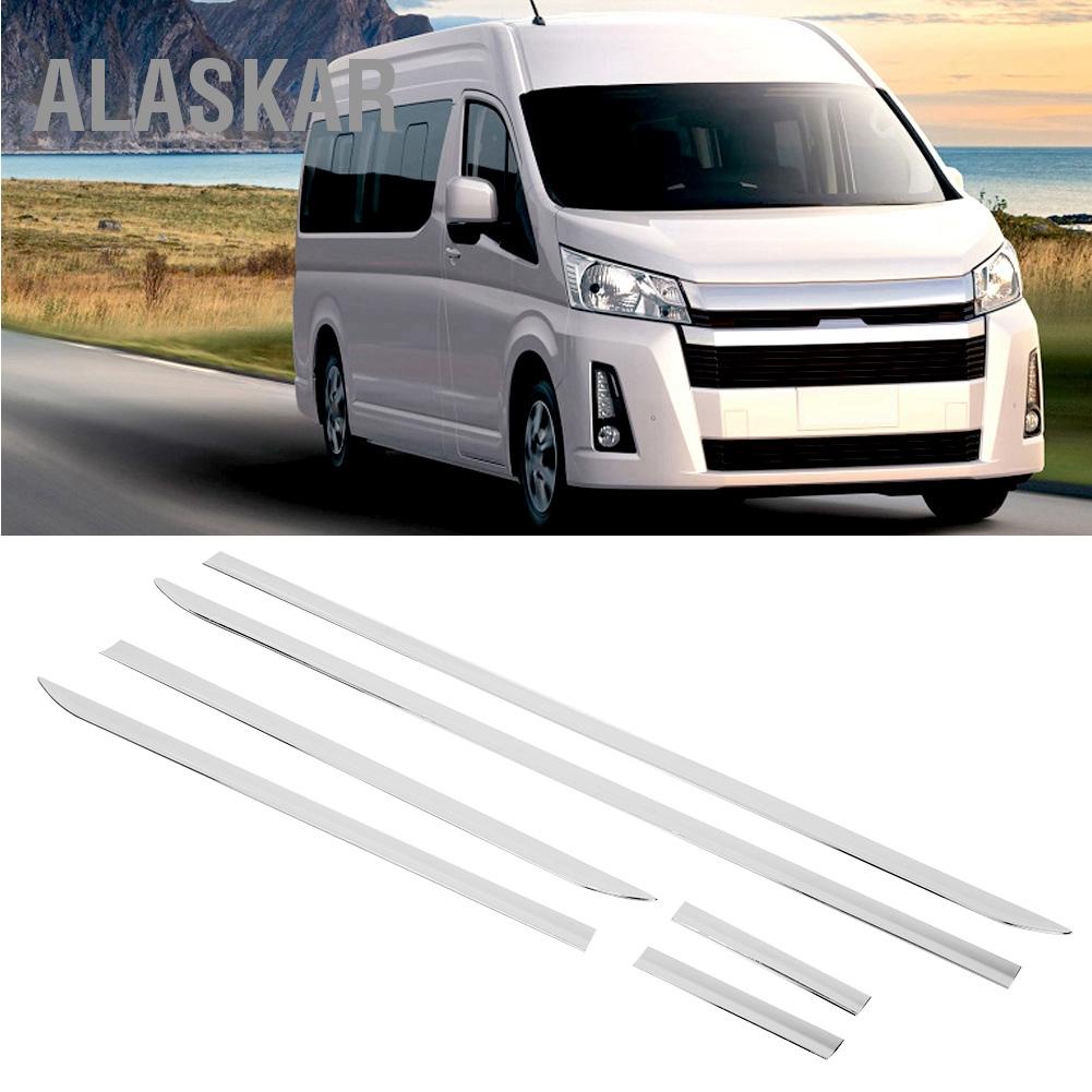 alaskar-abs-สีเงินรถด้านข้างแผงประตู-body-trim-fit-สำหรับ-hiace-2019