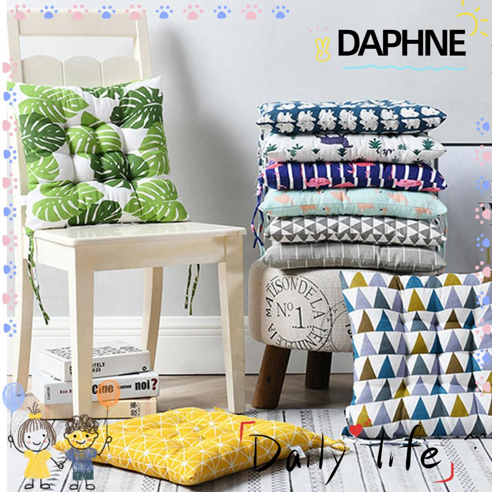 daphne-หมอนรองนั่งเก้าอี้ผ้าฝ้ายลายการ์ตูนขนาด-40x40-ซม