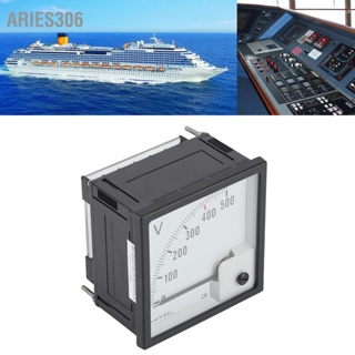 Aries306 โวลต์มิเตอร์ ตัวชี้มุมขวา มาตรวัด AC 0-500V Boat Cabin Dash Instrument