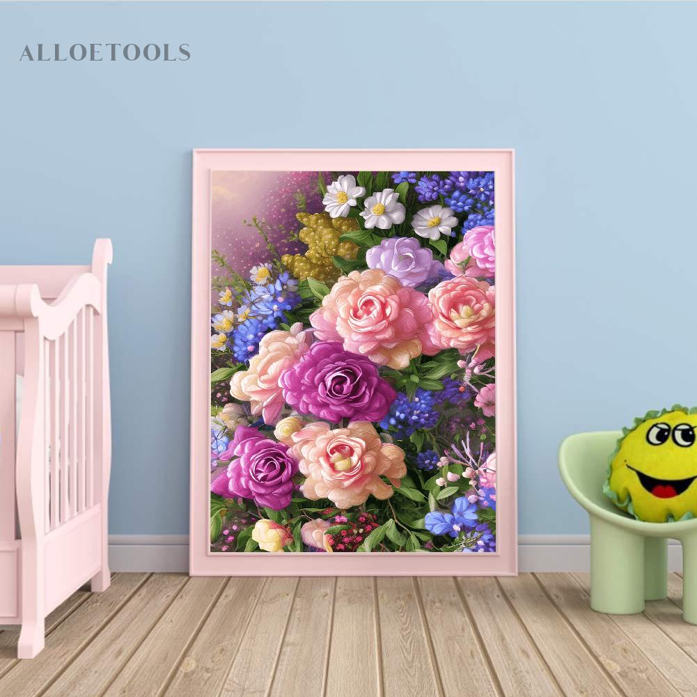 alloetools-th-เพชรโมเสค-ลายดอกไม้-5d-แฮนด์เมด-สําหรับตกแต่งห้องนั่งเล่น-ห้องนอน-diy