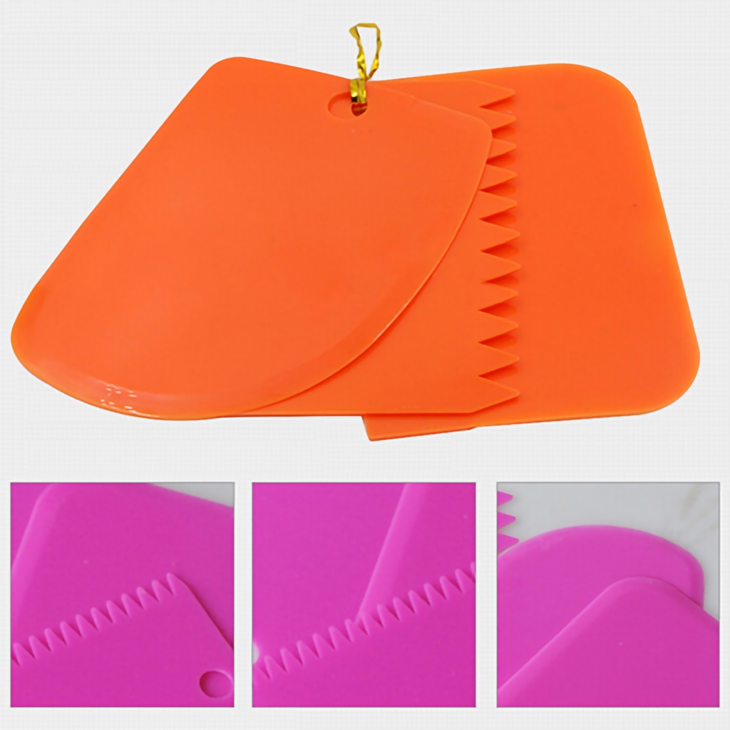 biling-ที่ขูดเค้ก-สีพื้น-3-ชิ้น-สําหรับขอบเค้ก-ชุดไม้พายเค้ก-แบบพกพา