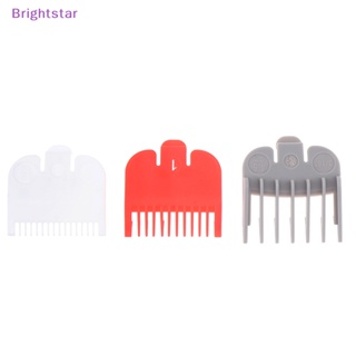 Brightstar 3 ชิ้น ที่มีสีสัน ปัตตาเลี่ยน จํากัด หวี ไกด์ จํากัด หวี ที่กันจอน ยามทําผม ผลิตภัณฑ์ตัดผม ชุดจํากัดหวี คาลิปเปอร์ ใหม่