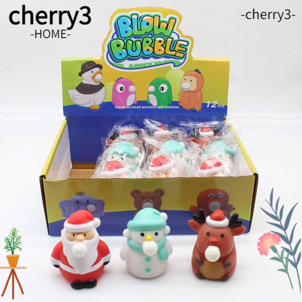 cherry3-ของเล่นเป่าฟองสบู่-ลายการ์ตูน-ของขวัญคริสต์มาส-สําหรับเด็ก-3-ชิ้น