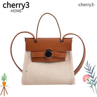 Cherry3 กระเป๋าถือ กระเป๋าสะพายไหล่ ใต้วงแขน ผ้าแคนวาส หนัง Pu ขนาดเล็ก แฟชั่นสําหรับแม่ และลูก
