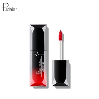 Pudaier21 ลิปกลอส เนื้อแมตต์ ไม่ติดแก้ว พัฒนาการ สีพื้น