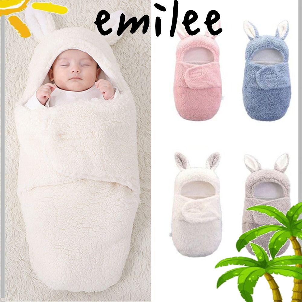 emilee-ผ้าห่ม-ผ้าห่อตัวเด็กแรกเกิด-เด็กวัยหัดเดิน-ของขวัญอาบน้ํา-0-6-เดือน-ผ้าห่อตัว