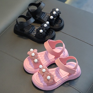Spot second hair# summer childrens sandals Korean style fashion hook and loop anti-skid soft-soled sandals for students, children, children, princesses and girls 8cc