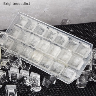 [Brightnessdin1] ถาดแม่พิมพ์พลาสติก แบบหนา 21 ช่อง ใช้ซ้ําได้ สําหรับทําน้ําแข็ง DIY 1 ชิ้น