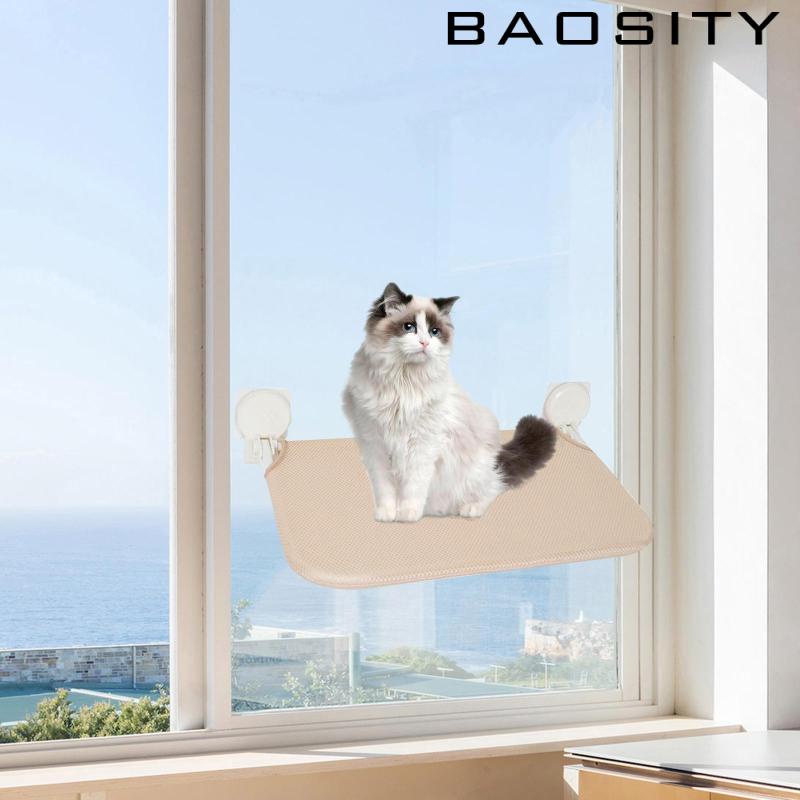 baosity-เปลที่นอนแมว-ประหยัดพื้นที่-สําหรับติดหน้าต่างบ้าน