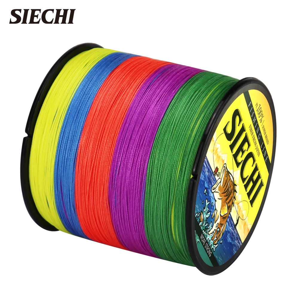 siechi-สายเบ็ดตกปลา-300-ม-500-ม-1000-ม-4-เส้น-12-83-ปอนด์