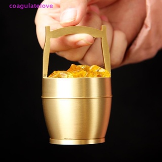 Coagulatelove ถังทองเหลือง นําโชค เสริมฮวงจุ้ย สีทองบริสุทธิ์ ของขวัญ สําหรับประดับตกแต่ง [ขายดี]