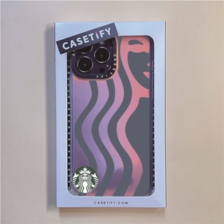 Casetify X SB Series เคสโทรศัพท์มือถือ PC แข็ง ขอบ TPU ลายโลโก้ใหญ่ สําหรับ IPhone 14 Pro MAX 14 Plus 13 Pro MAX 12 Pro MAX 11 Pro MAX XS MAX XR X