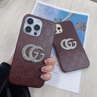 Gg เคสโทรศัพท์มือถือ ลายเพชร สําหรับ iPhone 14 Pro iPhone 13 promax iPhone 11 iPhone xs iPhone 7 8 plus iPhone 12 mini