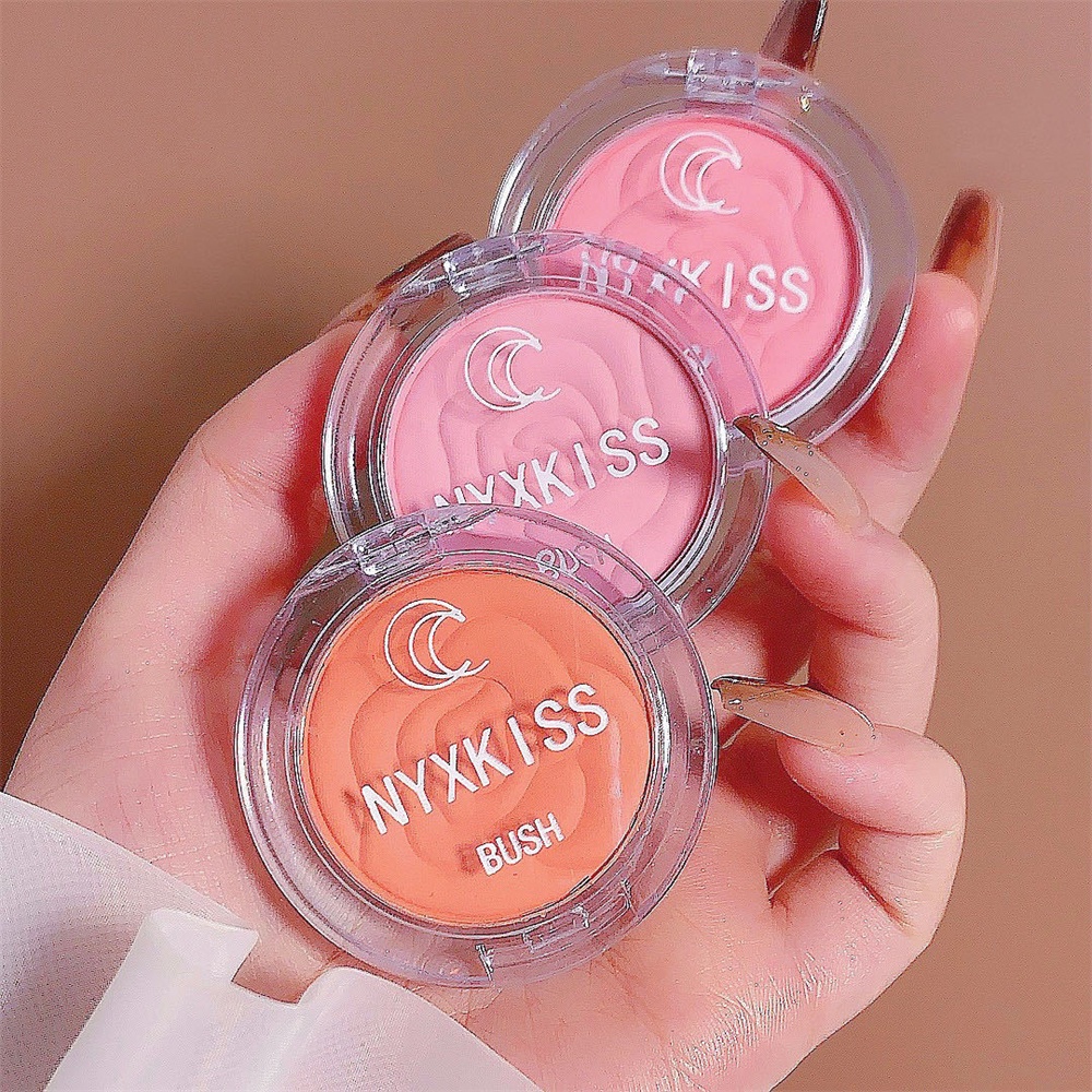 nyxkiss-สาว-บลัชออน-พีช-ครีม-แต่งหน้า-บลัชออน-พาเลท-แก้ม-คอนทัวร์-บลัชออน-เครื่องสําอาง-บลัชออน-ครีม-แต่งหน้า-บลัช