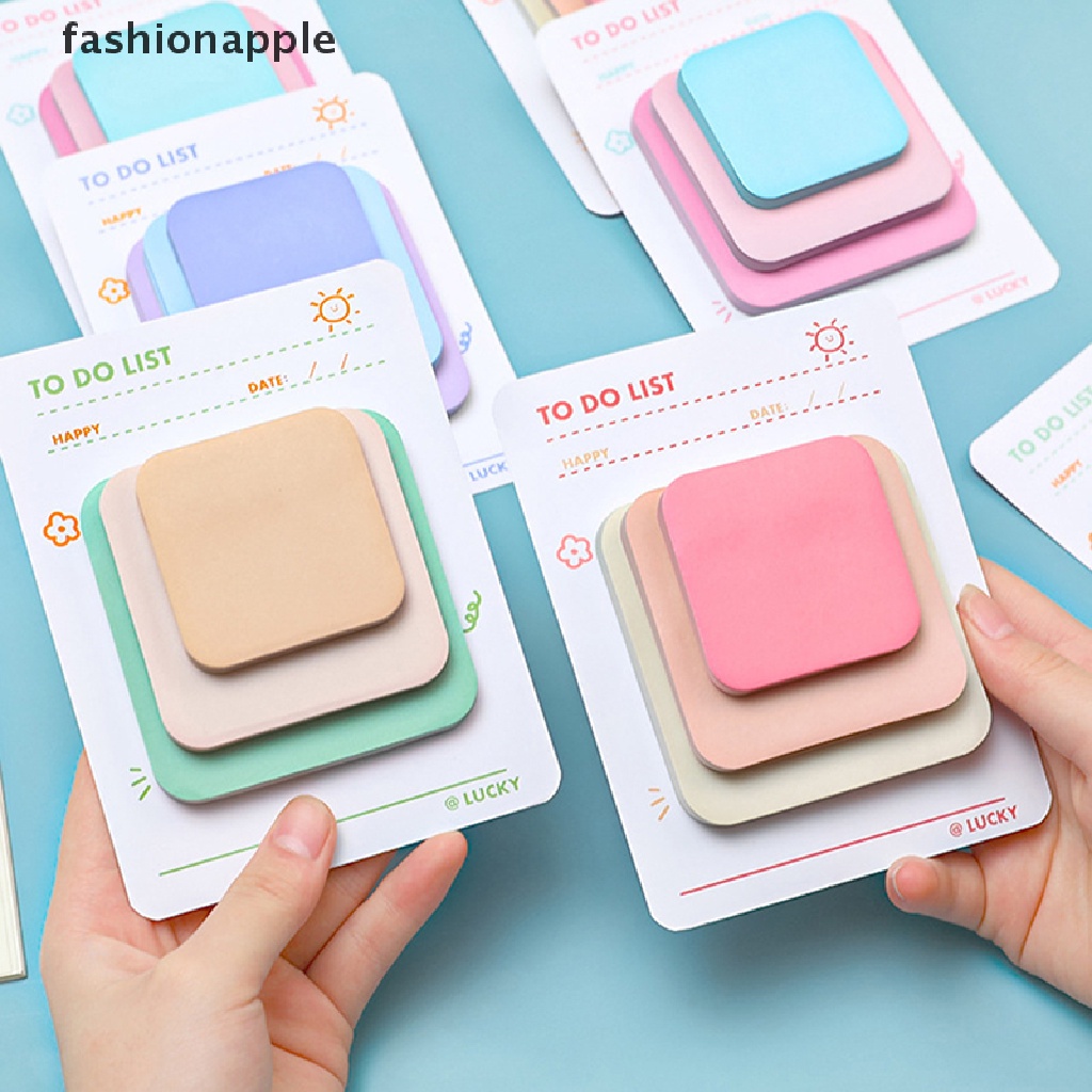 fashionapple-ใหม่-พร้อมส่ง-กระดาษโน้ตมีกาว-ลายน่ารัก-เครื่องเขียน-สําหรับนักเรียน-สํานักงาน-90-แผ่น