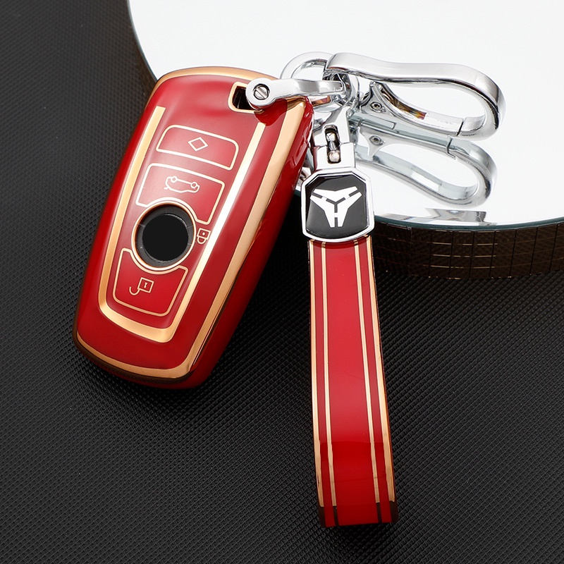 Argento Marrone  Custodia Per Chiave Auto, Borsa Portachiavi Per BMW F20 F30 G20 F31 F34 F10 G30 F11 X3 F25 X4~p134507143 - Foto 6