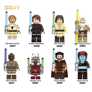 ของเล่นตัวต่อฟิกเกอร์ Asyla Secura Count Dooku Obi-Wan Anakin Skywalker Mace Windu Ahsoka ขนาดเล็ก ของขวัญ สําหรับเด็ก