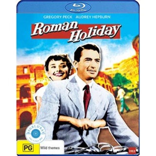 แผ่น Bluray หนังใหม่ Roman Holiday (1953) โรมรำลึก (ภาพ ขาว-ดำ) (เสียง Eng /ไทย | ซับ ไทย) หนัง บลูเรย์